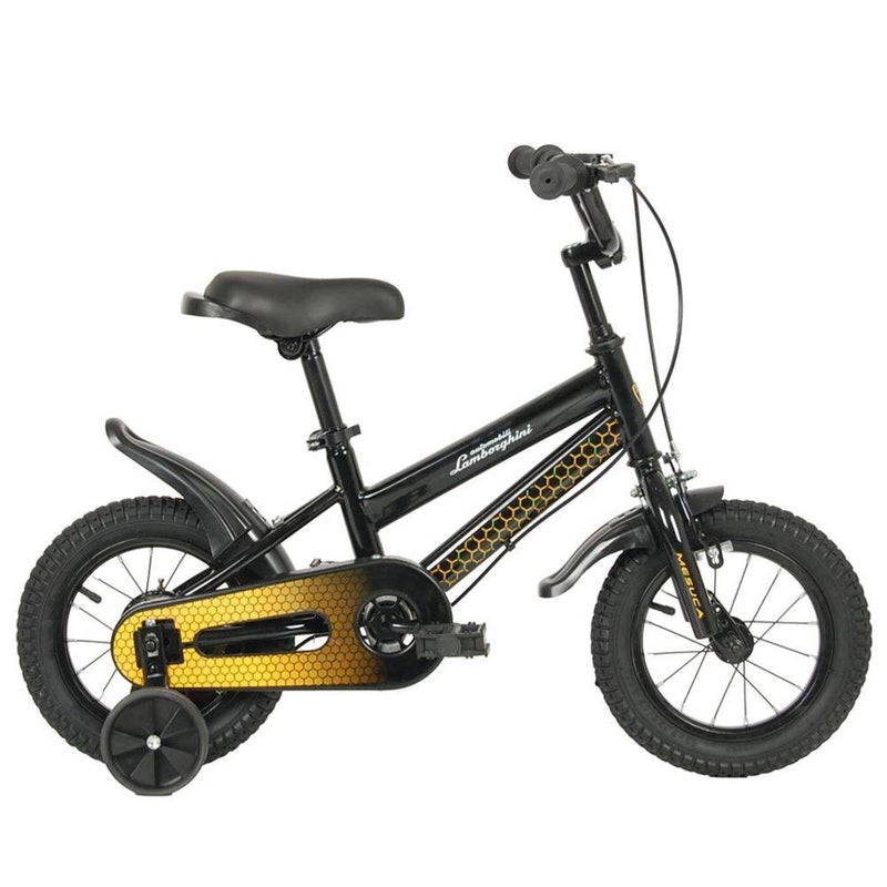 Lamborghini Adjustable Kids Bike (12 inch, Yellow) - Image 1